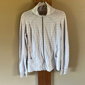 Asana Slalom Stripe Pretty Pink Jacket Women’s Full Zip